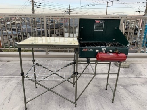 コールマン ツーバーナー,キッチンテーブル