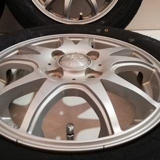 値下げ　軽自動車用　中古アルミホイール　ｘ　新品　ブリヂストン　ノーマルタイヤ　４本セット　G-16の画像