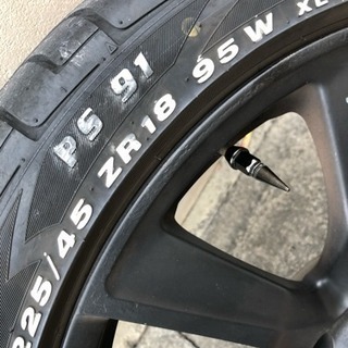 ！最終値下げ！やり取りのスムーズな人優先にします18インチタイヤ＊ホイールセット  5穴の画像