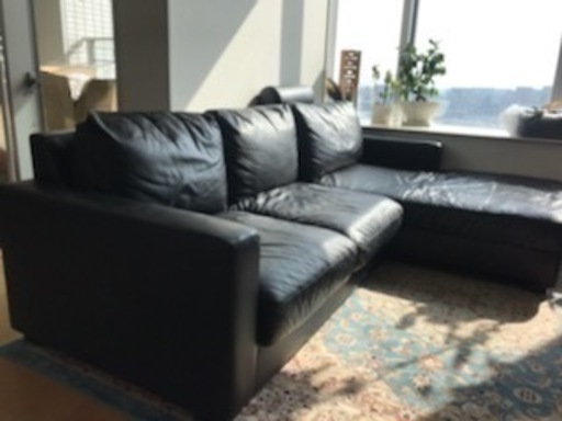 本革カウチソファーをお譲りします