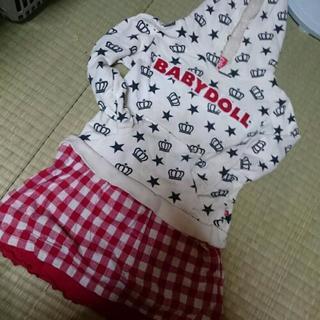 BABYDOLL*°♡女の子用ｵｰﾙｲﾝﾜﾝﾊﾟｰｶｰ＆ｽｶｰﾄ*°♡