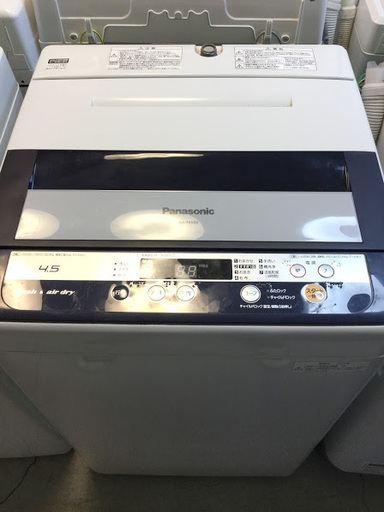 【送料無料・設置無料サービス有り】洗濯機 Panasonic NA-F45B5 中古