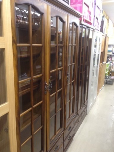 カリモク　コロニアル　書棚　　0423-01　　糸島　福岡　唐津