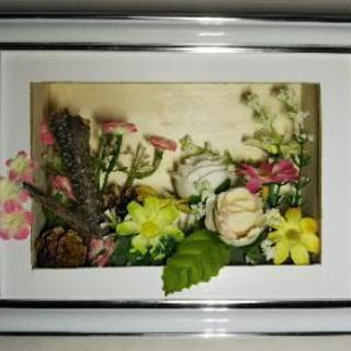 奥行きのある花額の画像