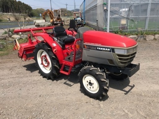 エンジン・動作良好 AF-24 24馬力 ヤンマー パワステ 倍速ターン 逆転PTO 4WD トラクター YANMAR