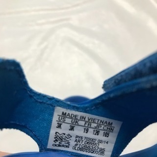 アディダス adidas 12センチ サンダルの画像