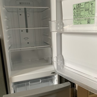 【中古】Panasonic 2ドア冷蔵庫 168L シルバー 168Lの画像