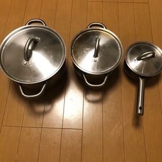 イケア 鍋 3点セットの画像