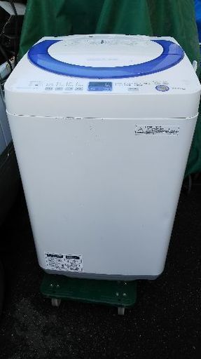 2013年製シャープ洗濯機7.0kg 風乾燥3.0 SHARP ES-T706-A