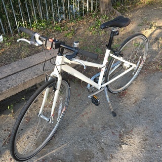 クロスバイク　BE-ALL　BR-2 LADY　ホワイトの画像