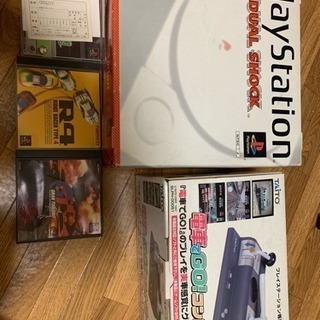 【動作確認済み】PS1 プレイステーション 本体 電車でgoセットの画像