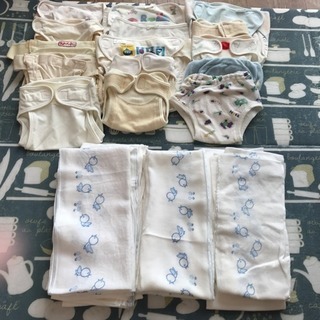 ☆☆お引き渡し済み☆☆布おむつセット差し上げます！ 【中古】の画像