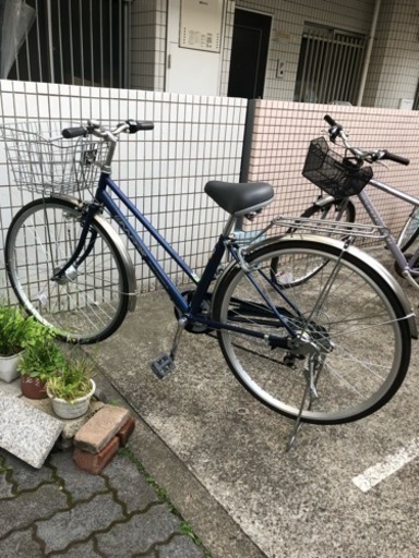 更にまた値下げしました〜27インチ6段ギア オートライト自転車