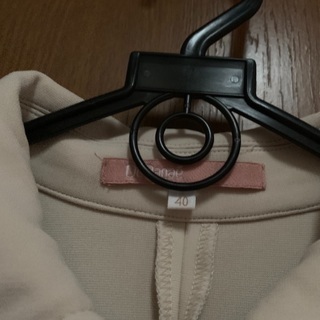 入園&入学式に！0円 ジャージ生地のレディーススーツ 40サイズの画像