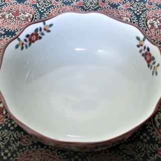 波佐見焼　有田焼　友右衛門作　金彩、染付　小鉢　5客　共箱　新品未使用　小皿　工芸品　引き取り可能な方のみの画像