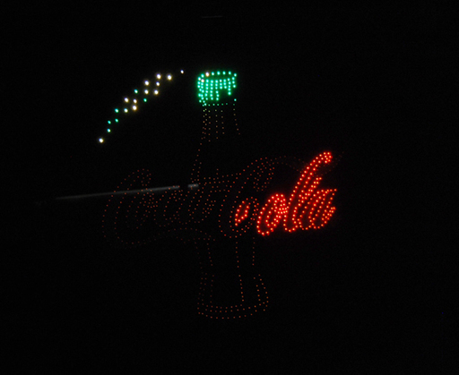 希少 Coca-Cola/コカコーラ 電飾 片面 100V 店頭販促品 オブジェ 壁掛け対応 動作OK  ☆ 札幌市 清田区 平岡