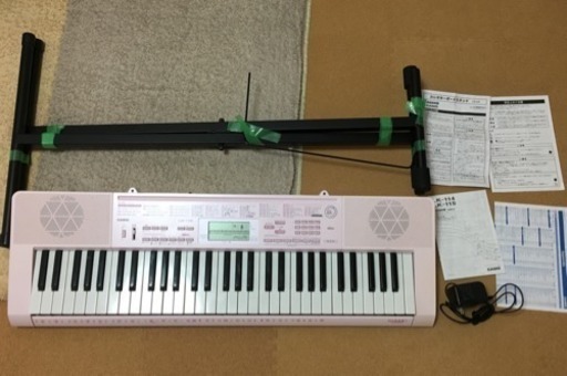 『値下げ』キーボード スタンド付  CASIO  hikari ナビ   ピアノ