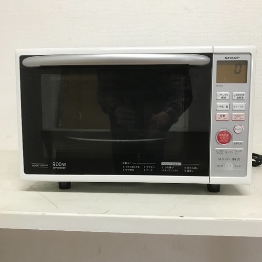 即日受渡可❣️SHARP 大きめ900Wオーブンレンジ ケーキ、グラタン焼けて4500円