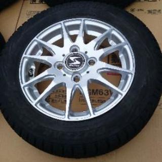 155/65R13 スタッドレス BS 2016年 ホイール付 4本セット