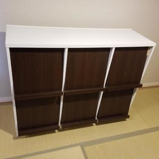 レコード棚(フラップ式)　中古　無料でお譲りします