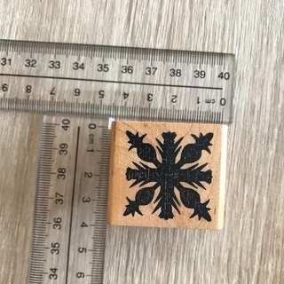 ハワイ ハワイアンキルト柄 スタンプ　300円の画像