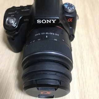 SONY ソニー α 33 のデジタル一眼レフのレンズセット