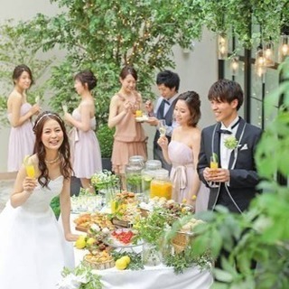 結婚式の二次会や宴会のドリンクカウンターの画像