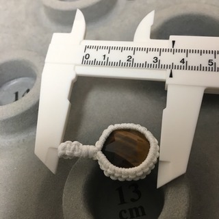 完売【新品】タイガーアイ 六芒星 マクラメペンダントトップの画像