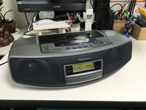 Panasonic：CD/ラジオ/Wラジカセ/：RX-ED55