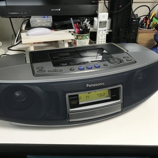 Panasonic：CD/ラジオ/Wラジカセ/：RX-ED55