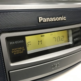 Panasonic：CD/ラジオ/Wラジカセ/：RX-ED55の画像