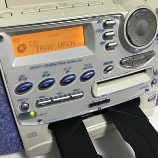 CASIO：カセットラジカセ ： MDH-515 MD/CD/の画像
