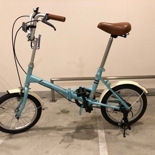 【交渉中】【新品同様】折りたたみ自転車