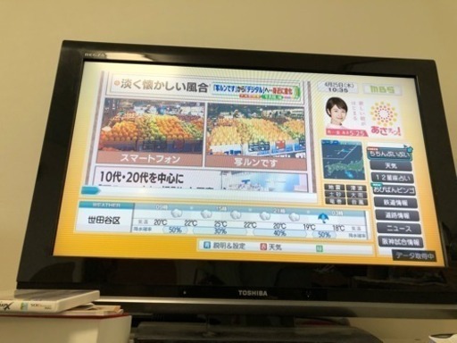 東芝REGZA 32型ハイビジョン液晶テレビ 32A8100