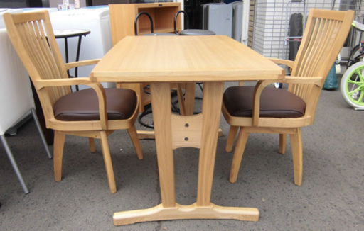 南12条店 貞苅椅子製作所 ダイニング三点セット 早い者勝ち！！