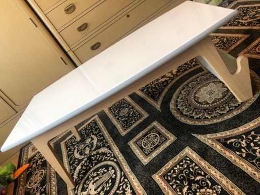 【美品】ニトリ ローテーブル ホワイト 北欧風