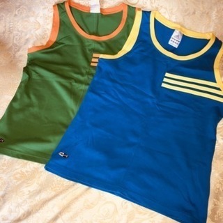 【未使用】adidas2枚組、Sサイズ、ノースリーブ