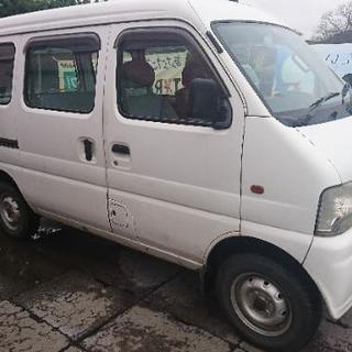 車検付き 青森 八戸 おいらせ町 格安 軽バス スズキ エブリィバン 4WD AT 車検付き の画像