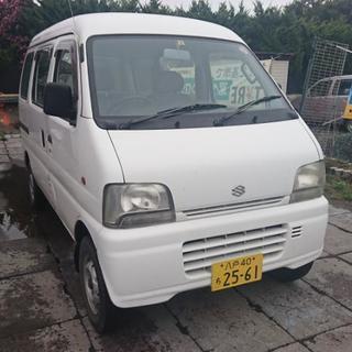 車検付き 青森 八戸 おいらせ町 格安 軽バス スズキ エブリィ...