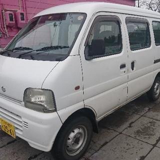 車検付き 青森 八戸 おいらせ町 格安 軽バス スズキ エブリィバン 4WD AT 車検付き の画像