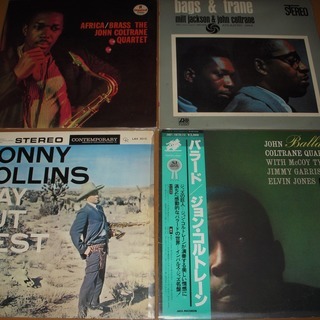 レコード　LP　SONNY ROLLINS　JOHN COLTRANE　の画像
