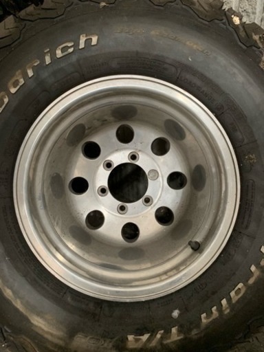 値下⭐️サバーバン等 中古タイヤホイール 4本セット  バリ溝 33×12.5OR15LT⑤