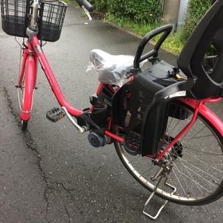 地域限定送料無料 パナソニック ビビ DX 新基準 子供乗せ ピンク