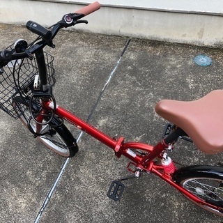 赤い自転車 譲ります
