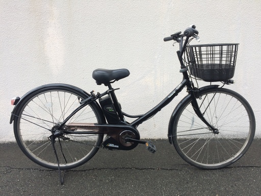 地域限定　パナソニック　エーガールズ　新基準　26インチ　黒　パスアミ　パスシティ　神戸市　電動自転車