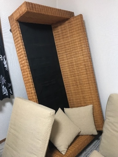 ラタンソファー