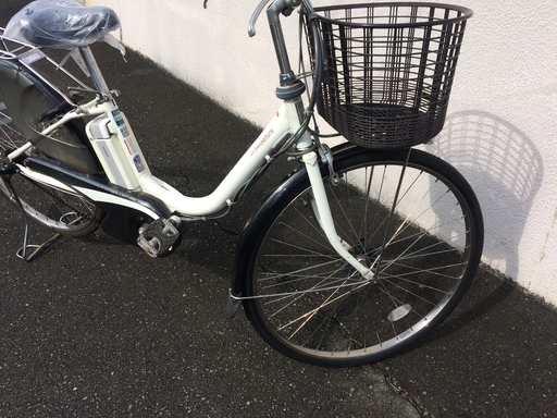 地域限定　ヤマハ　パス　ナチュラ　新基準　子供乗せ　白　アシスタ　ビビ　神戸市　電動自転車