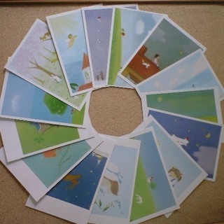 ★ 値下げ ★ ポストカードブック 2冊で 　歌のメルヘン　新品の画像