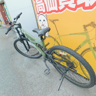 【エコプラス小倉南店】ハマー マウンテンバイク 18段変速 スタッフ グリーン 向井 オススメ(^^♪ 中古車 自転車 チャリ スポーツ車の画像