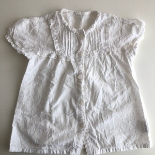 取引中197.ホワイトブラウス 95cmの画像